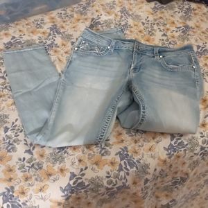 Beautifully embellished skinny jeans